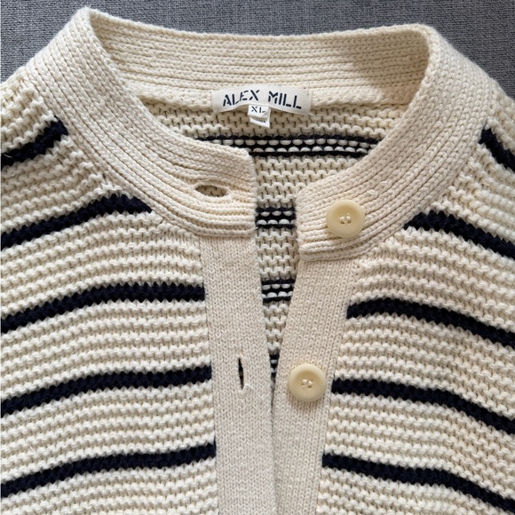 Alex Mill Nico Cardigan in Stripe XL - Picture 5 of 8